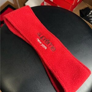 Supreme Red Polartec Headband